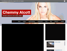 Tablet Screenshot of chemmyalcott.com